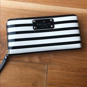 Striped Kate Spade wallet